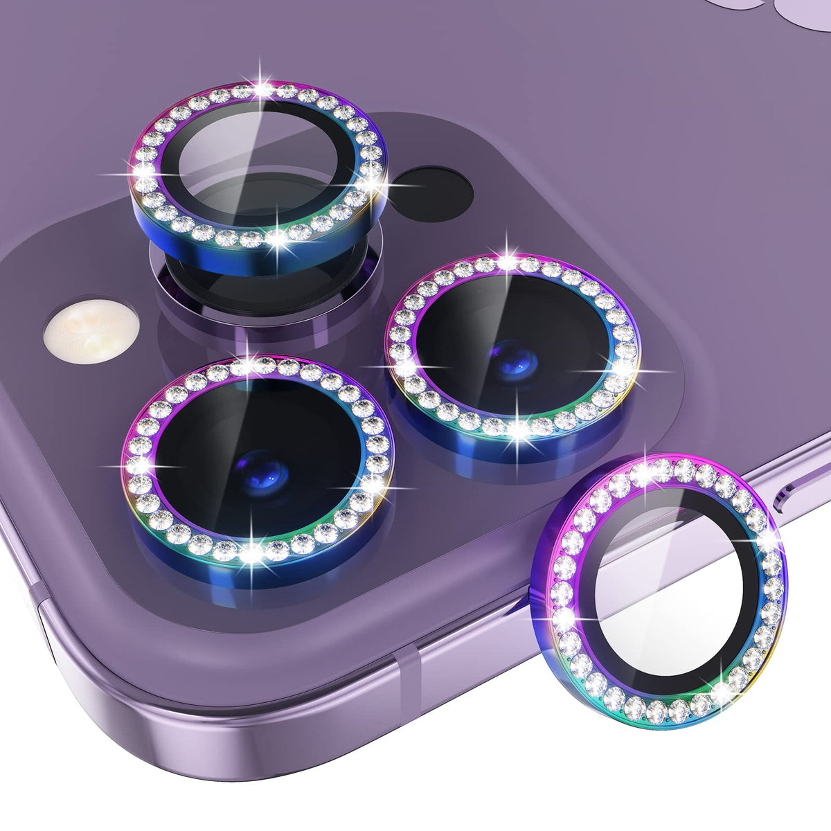 Choiche for iPhone 15 Pro/iPhone 15 Pro Max Camera Lens Protector