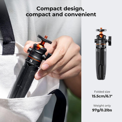 K&F Concept Selfie Stick Tripod. Black