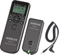 Camera Wireless Remote Shutter Release, Long Exposure Timelapse Remote Control Compatible with Canon 6D Mark II 7D 7D Mark II 5D Mark IV; Replaces Canon RS-80N3 Shutter Release Cords