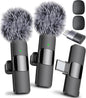 Mini Mic Pro (Latest Model – #1 Microphone for iPhone & Android, Wireless Mini Microphone, Clear Voice, Noise Cancelling, Lavalier Mic for TikTok, YouTube & Interviews