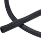 Black Braided Cable Management Sleeves Wire Loom Tubing Cord Protector Self-Wrapping (1/4"-30Feet)