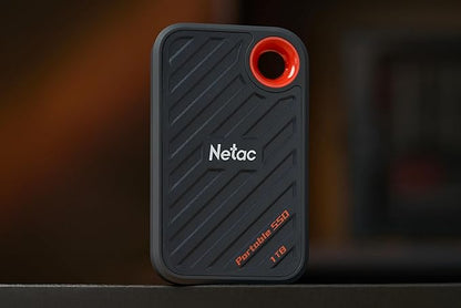 Netac 1TB Extreme Portable SSD External Solid State Drives Up to 2000MB/s Read 1700MB/s Write Speed, USB 3.2 Gen.2 Business Travel Essential, ZX20