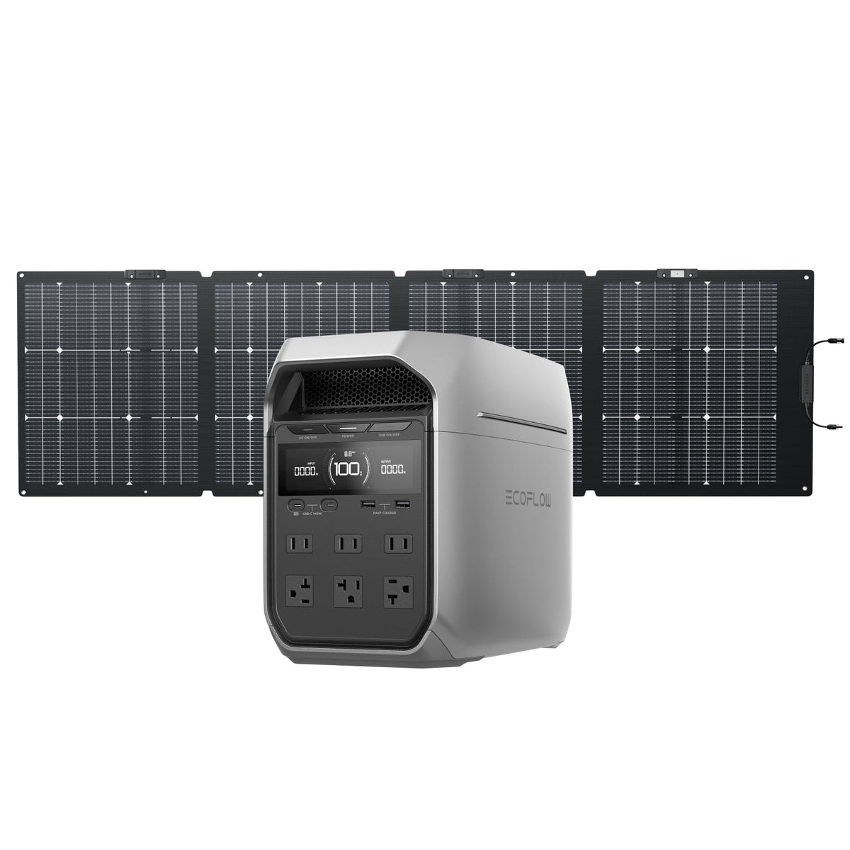 EF ECOFLOW Portable Power Station DELTA 3 Plus 1024Wh, 1800W, LFP Battery
