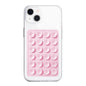 Anteel Silicone Suction Phone Case Mount, Non Slip Sticky Phone Grip for Cellphone, Silicon Adhesive Suction Cup Phone Mount, Strong Grip Holder for Selfies and Videos (Light Pink)