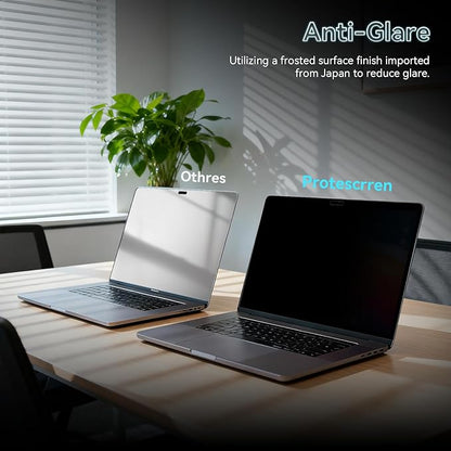 360° Privacy Screen for MacBook Pro 13 Inch(2016-2022, M1, M2)/MacBook Air 13 in(2018-2021,M1), 4 Way Privacy Anti Glare Blue Light Filter Shield Film Anti Spy Laptop Protector for Mac 13In Computer