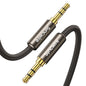 SYNCWIRE 3.5mm Aux Cable (9.8ft/3m) Hi-Fi Sound Nylon Braided Auxiliary Audio Cable Adapter Male to Male AUX Cord for Headphones, Car, Home Stereos, Speaker, iPhone, iPad, iPod, Echo & More Black