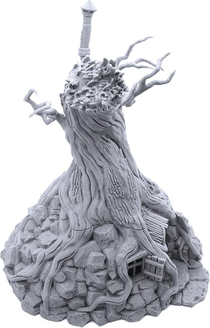 Witch's Hovel DND Terrain Compatible with Dungeons and Dragons, 28mm Miniature Wargaming, Tabletop RPGs, Wargame Scenery