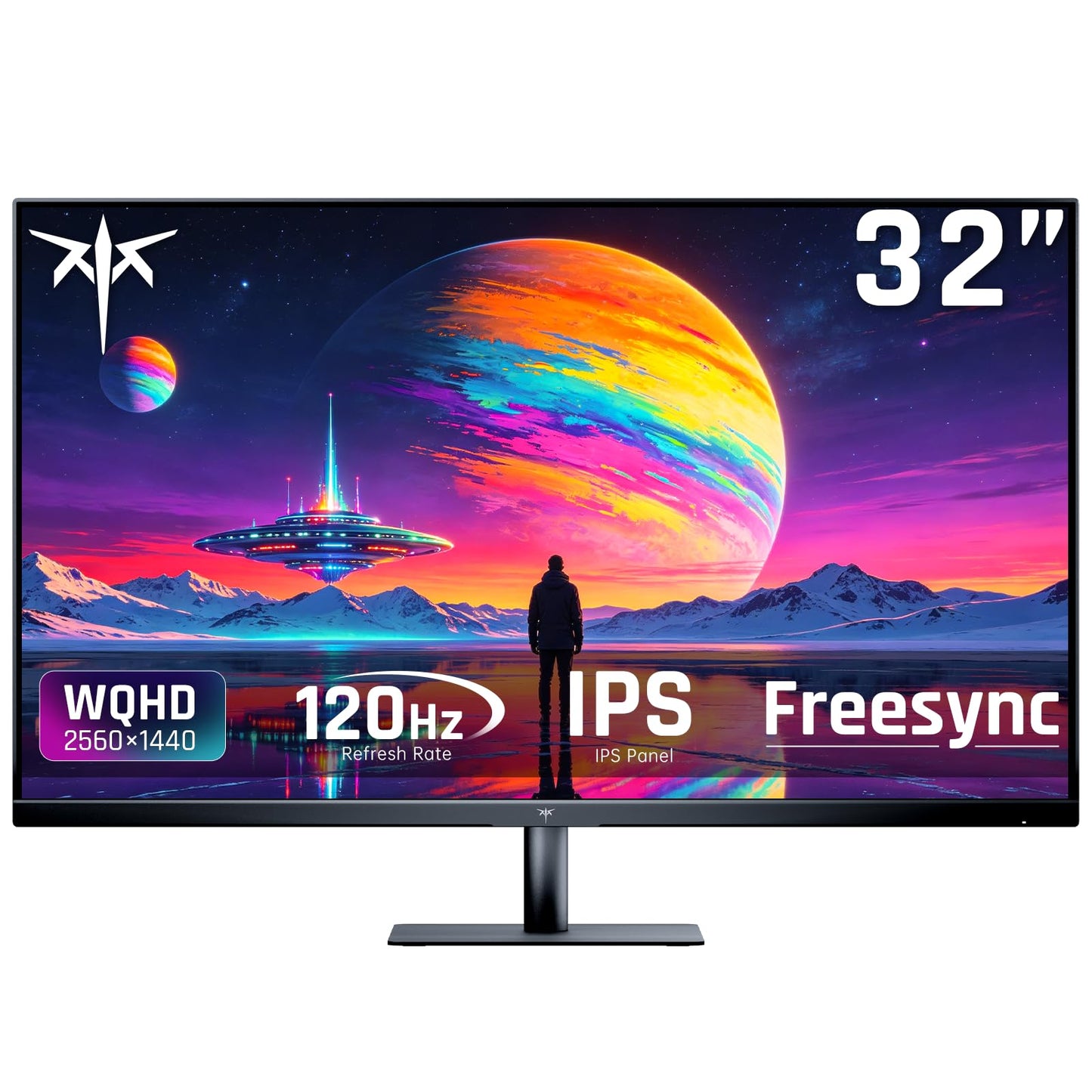KTC 32 Inch 2K 120Hz Computer Monitor, IPS QHD 2560x1440 Monitor HDR H32T13