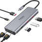 Docking Station for MacBook Pro/MacBook Air M1 2020 2019 2018 13" 15" 16", USB C Docking Station Dual Monitor, USB C Hub with 3 * 10Gbps USB Port, 100W PD Charging