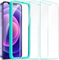 ESR 3 Pack for iPhone 12, iPhone 12 Pro Screen Protector, HD Clear Tempered Glass Scratch Resistant with Easy Installation Frame compatible with iPhone 12/12 Pro 6.1", Case-Friendly