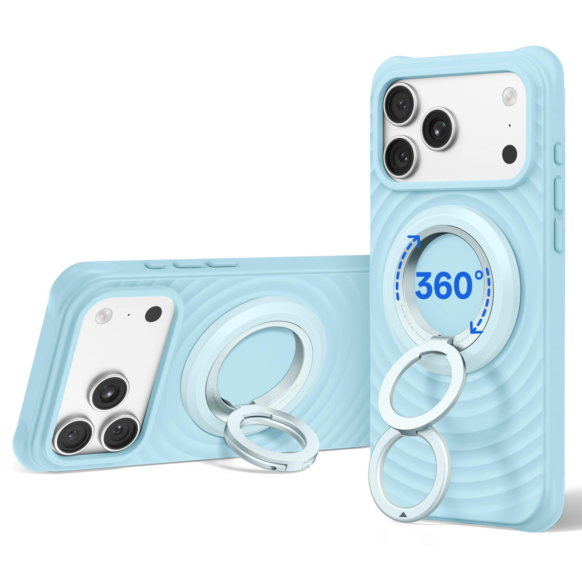 SYNCWIRE Magnetic Phone Ring Holder, for MagSafe Phone Grip Stand Kickstand