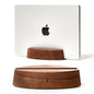 Nordik Vertical Laptop Stand - Adjustable Solid Walnut Laptop Dock