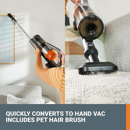 WORX Cordless Stick Vacuum, 20V Handheld Vacuum Cleaner, WX038L.1