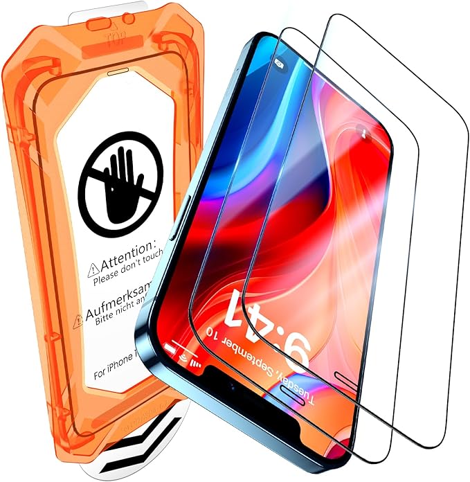 UniqueMe 2 Packs for iPhone 16 Pro Privacy Screen Protector