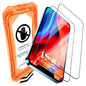 UniqueMe for iPhone 12 Pro Max Screen Protector - [Military Grade Shatterproof & 9H+ Hardness] Screen Protector 12 Pro Max Tempered Glass Full Coverage Protection, Easy Installation, 2 Packs