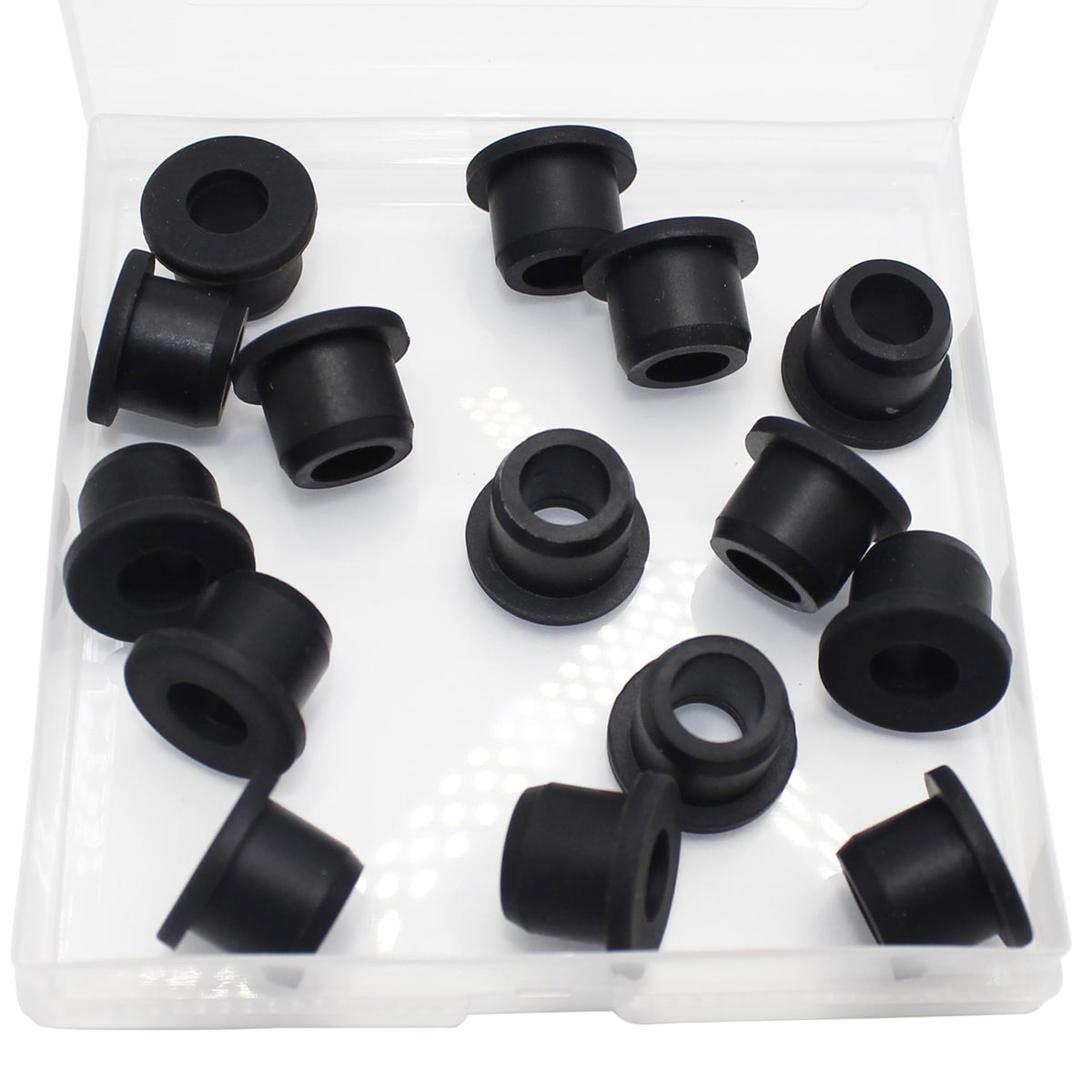 BOPOREAE 3/16" Drill Hole, 1/8" ID Silicone Rubber Grommets for Wiring