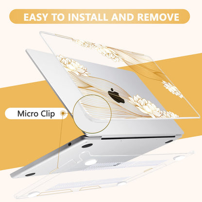 MecBevia Compatible with MacBook Air 13 inch Case M5 M4 M3 M2 2026-2022