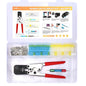 JRready 50Sets D-436 Series Heat Shrink Butt Splice Connector 20-16 AWG(D-436-37 M81824/1-2 Equivalent) IP68 Waterproof Blue Environmental Butt Splice with PVDF/PE Tubes ST6385-16-50 Wire Connectors