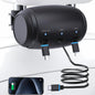 MAGJIEYX for Retractable Car Charging Station Box, 3 in 1 Headrest Fast Power Charging Dock Cord USB Type C Fits iPhone 17/16/15/14/iPad/Android/Samsung|Uber Lyft Backseat Passengers Share Rid