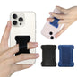 WOJI Cell Phone Finger Grip Strap Holder for Hand, Phone Strap, Phone Holder for Hand - Small, New Slim Finger Loop Selfie Grip Compatible with Most Smartphones (Black) - 2Pack