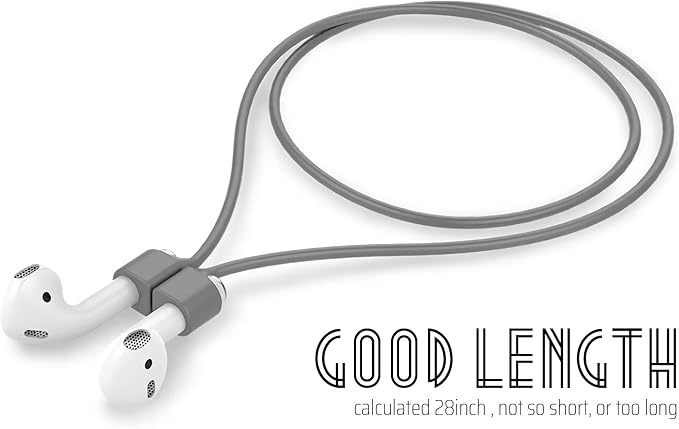 cobcobb Ultra Strong Magnetic Airpod Pro Strap Anti-Lost Cord Sports Lanyard Compatible with Airpods 3rd 2nd Generation Pro 3 2 1 (Grey)