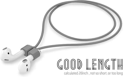 cobcobb Ultra Strong Magnetic Airpod Pro Strap Anti-Lost Cord Sports Lanyard Compatible with Airpods 3rd 2nd Generation Pro 3 2 1 (Grey)