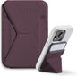MOFT Magnetic Wallet Stand Compatible with iPhone 16/15/14/13/12 Series, Angle Adjustment & Magsafe Compatible MOVAS Phone Stand,BlackBerry