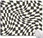 SANWUMIAN Mouse Pad with Abstract Art Design, Square Waterproof Non-Slip Rubber Base Mouse Mat for Office Laptop, Modern Boho Leaves