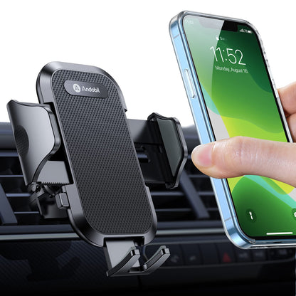 andobil 2026 Upgraded Car Phone Holder Mount for Vent, Military Sturdy Metal Clip Air Vent Phone Holder for Your Car Easy Used Cell Phone Car Mount for iPhone 17 Pro Max 15 14 13 Samsung S26 S25