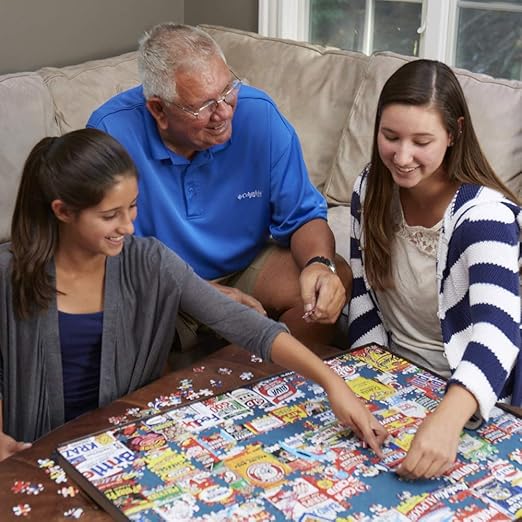 White Mountain Puzzles Route 66 - 1000 Piece Jigsaw Puzzle