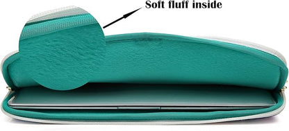 Canvaslove Pink Chrysanthemum Laptop Sleeve Case Bag With Pocket for MacBook Pro 14 inch,Surface Laptop 14.4 inch and HP Lenovo Dell ASUS Acer 14 inch Laptop Computer