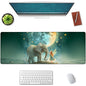 Mounidso Botanical Mushroom Large Mouse Pad, Gaming Mouse Pad, Keyboard Mat, Non-Slip Rubber Base, Office Accessories, Desk Mat, MousePads for School, Work, Home Decor Gifts 31.5" x 11.8"
