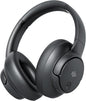 Active Noise Cancelling Headphones, Wireless Over Ear Bluetooth Headphones with Microphone, Transparency Mode, 70H Playtime, Hi-Res Audio, Deep Bass, Bluetooth 5.3, Lightweight Design,Black