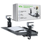 Uncaged Ergonomics Keyboard Tray Under Desk Slide Out Clamp On (Black)