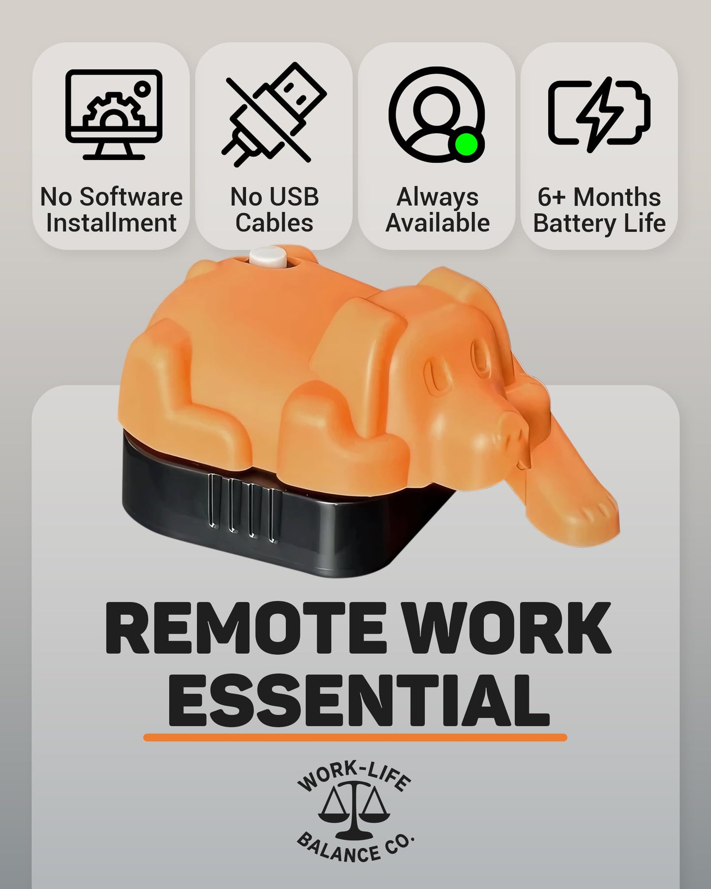 Trackpad Mouse Jiggler Device, Silent, Cordless Undetectable Mouse Mover