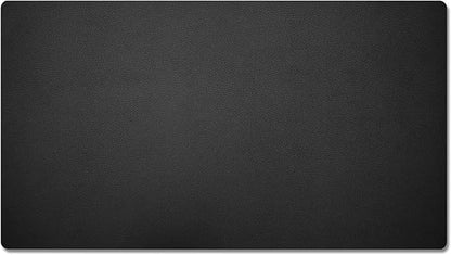Nekmit Leather Desk Blotter Pad 36 x 20 Inches, Flat, Non-Slip, Waterproof, Black