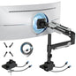 ARES WING Ultrawide Monitor Arm for 24 to 57 Inch Screen, Black