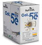 fast Cat. Cat5e Ethernet Cable 1000ft - ETL Listed 24 AWG, CMR, Insulated Bare Copper Wire Cat 5 ethernet Cable with FastReel - 350MHZ / Gigabit Speed UTP Cable Cat5e - CMR (Blue)