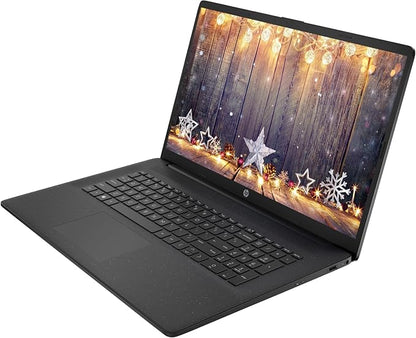 HP 17.3" Business Laptop Computer, 64GB RAM 2.2TB Storage (2TB SSD+256GB Docking Station Set), 10-Core Intel Core i5, Windows 11 Pro Laptop with Microsoft Office License Included, PLUSERA Earphones