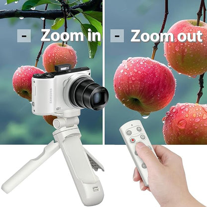 AODELAN Remote Control Wireless Shooting Grip Tripod Grip for Nikon Z50, P1000, B600, A1000, P950 (Withe)