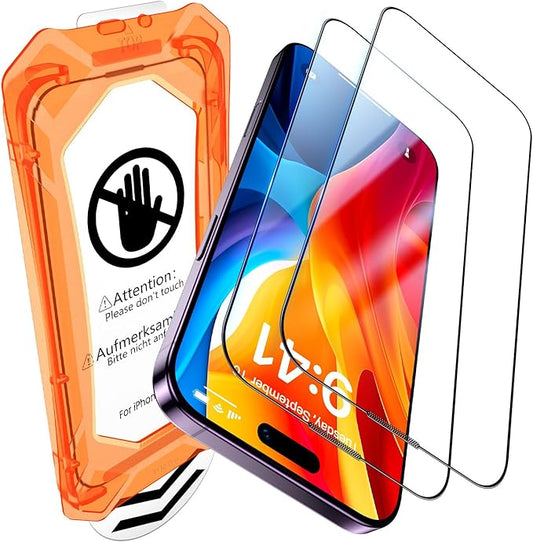 UniqueMe 2 Packs for iPhone 14 Pro Screen Protector