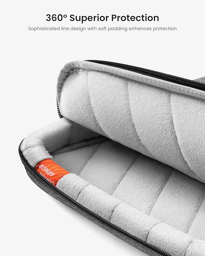 tomtoc 360 Protective Laptop Sleeve for 2026 14-inch MacBook Pro M5/M4/M3/M2 Pro/Max A3426 A3434 A3401 2026-2021, 13.5-14.4 Inch Surface Laptop 7/6/5/Studio 2/1, Water-Resistant Carrying Case