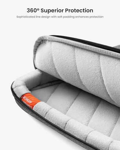 tomtoc 360 Protective Laptop Sleeve for 2026 14-inch MacBook Pro M5/M4/M3/M2 Pro/Max A3426 A3434 A3401 2026-2021, 13.5-14.4 Inch Surface Laptop 7/6/5/Studio 2/1, Water-Resistant Carrying Case