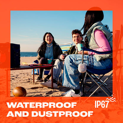 JBL Clip 5 - Ultra-Portable, Waterproof & Dustproof Bluetooth Speaker, Big JBL Pro Sound with Punchy bass, Integrated Carabiner, Up to 12 Hours of Play, Made in Part with Recycled Materials (Squad)