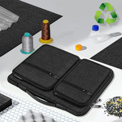 ZINZ 360 Protective Laptop Case 15" 15.6" 16" Sleeve, Water-Resistant Handbag with Straps Compatible with 16" MacBook Neo, MacBook Pro Air 16"/15", XPS 16" and Most 15" 15.6" 16" Notebooks,B01K01