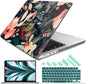 DONGKE for M4 MacBook Pro 16 Inch Case 2024 2023 2021 A3403 A3186 M3 A2991 M2 A2780 M1 A2485 Pro/Max Chip, Plastic Hard Shell Case & Keyboard Cover for Mac Pro 16 with Touch ID, Painted Florals