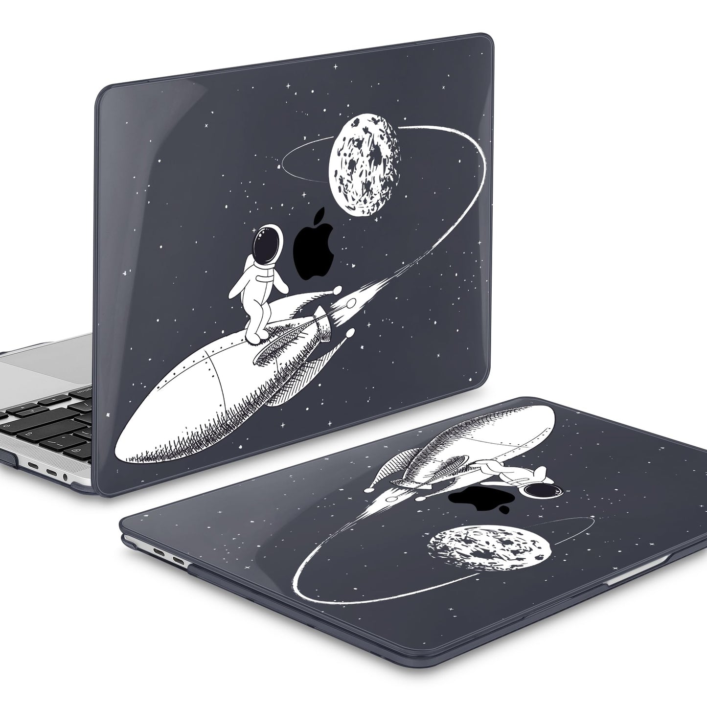 Mektron Case for MacBook Pro 16 Inch A2141 Cover 2019 Release 16" with Liquid Retina Display/Touch ID, Plastic Hard Shell with Keyboard Skin & Screen Protector & Dust Plug, Spaceman
