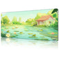 NIYLYNSYN Mouse Pad Large Frog in The Water Non-Slip Game Desk Mat with Stitched Edge Laptop Keyboard Desk Pad for Work Home Gaming (35.4 x 15.7 Inches)