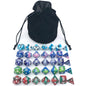 Dice Set for Dungeons&Dragons, DND, RPG Games, Polyhedral Dice Set, Assorted Dice Set, 35 Total, 5 Sets with Drawstring dice Pouch