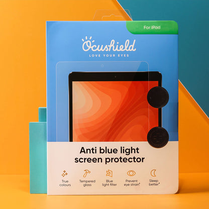 Ocushield Anti Blue Light Tempered Glass Screen Protector for Apple iPad Mini 4/5 (8") - Blue Light Filter for iPad - Anti Glare - Protect Your Eyes & Improve Sleep